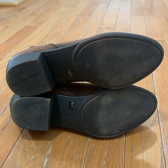 Women's Lucky Brand Brown Leather Ankle Boots Size 7M EUC - Picture 5 of 8